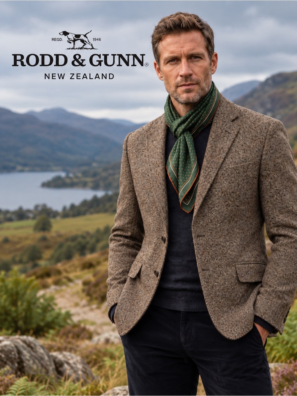 Rodd & Gunn Middleton Jacket Bark Virgin Wool Italian Fabric Blazer NWT